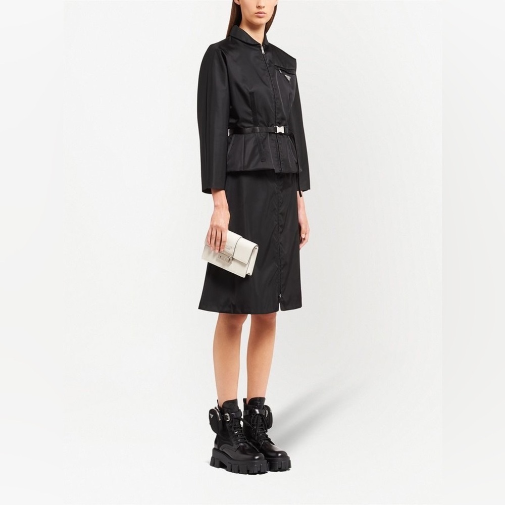 Prada Leather Crossbody Bag in Chalk White - Picture 13 of 13